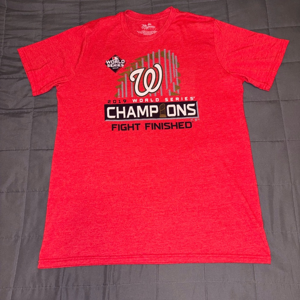 Majestic Red Crew Neck T-Shirt